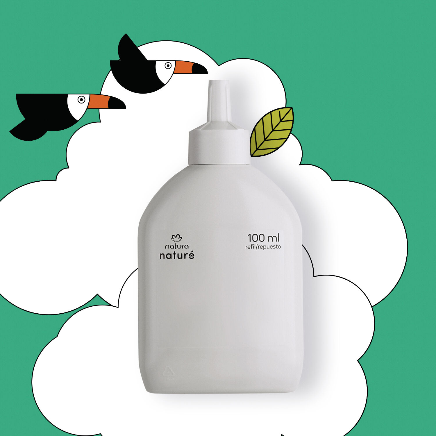 1788698908 281 Refil Agua de Colonia infantil Nature Catavento 100 ml