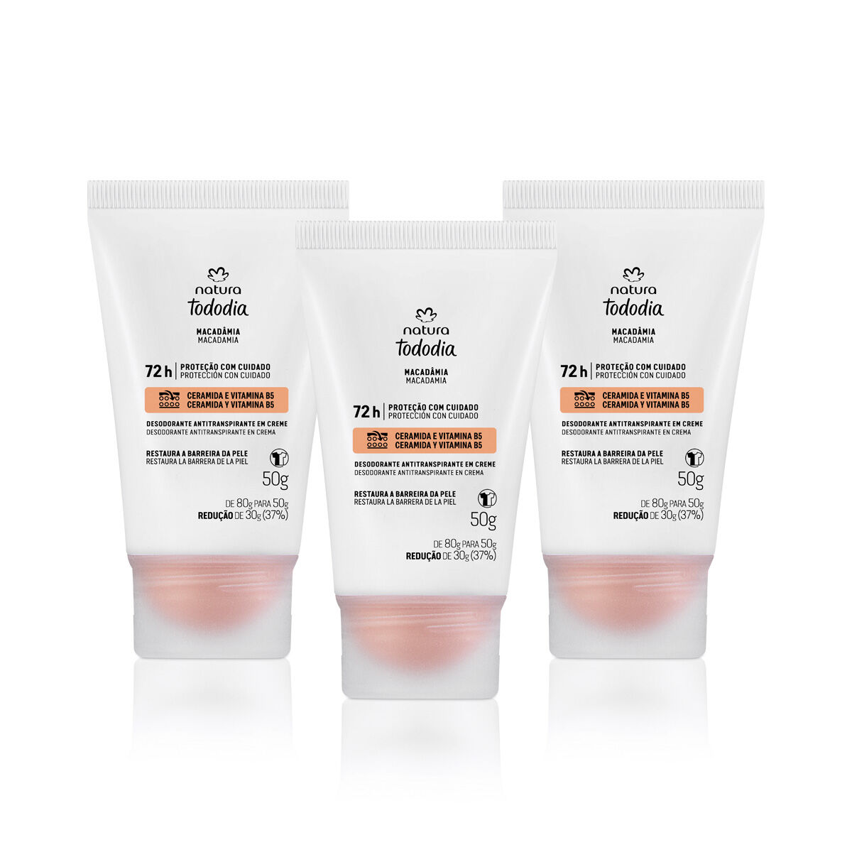 1788717340 225 Kit Desodorante em Creme Tododia Macadamia 3 produtos