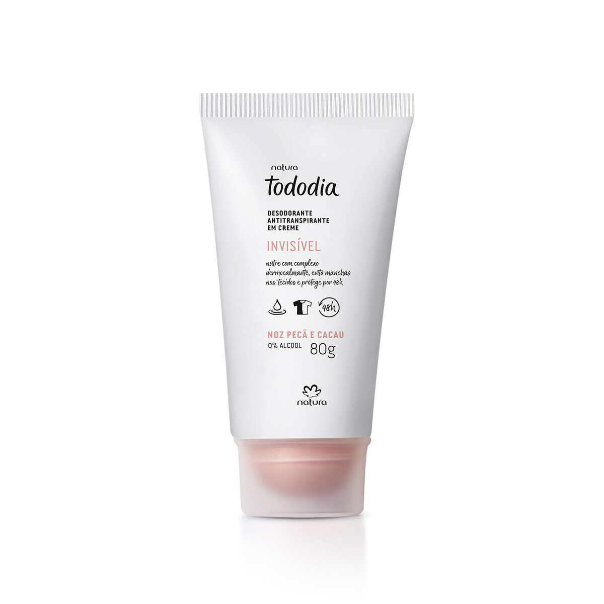 1788724821 602 Desodorante Antitranspirante em Creme Tododia Noz Peca e Cacau
