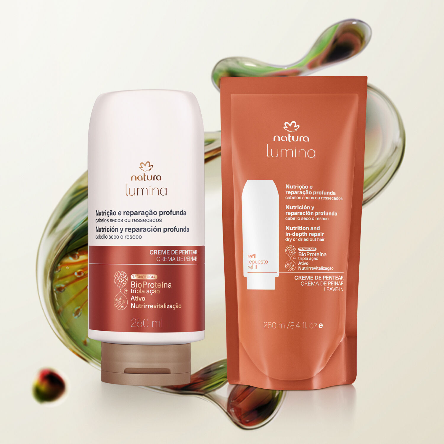 1788791703 564 Kit Creme de Pentear Nutricao e Reparacao Profunda Lumina com