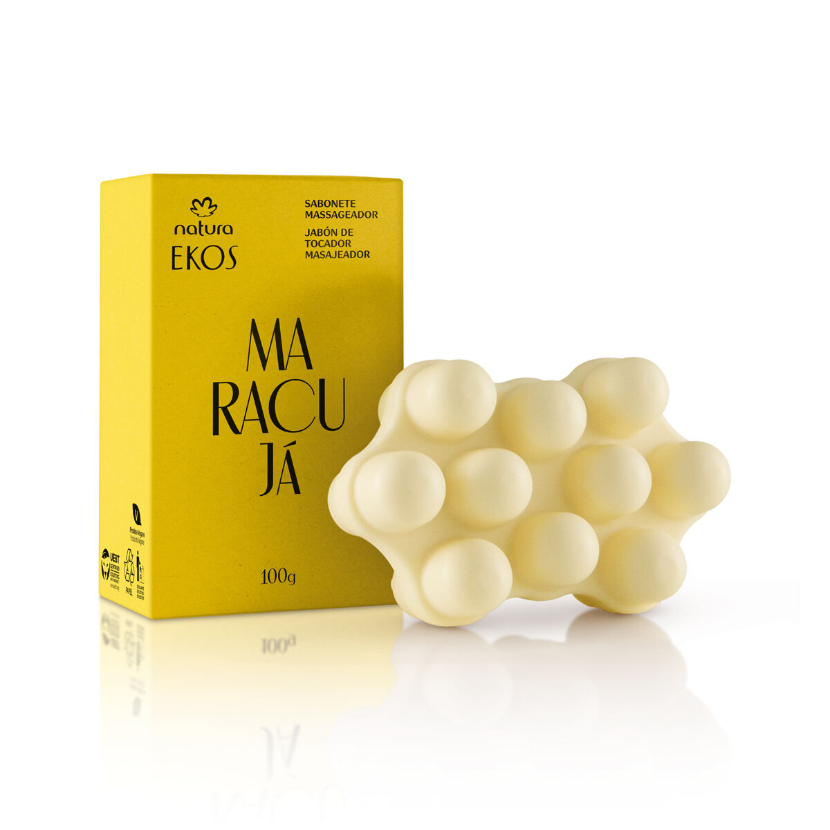 1788798393 800 Sabonete em Barra Massageador Ekos Maracuja