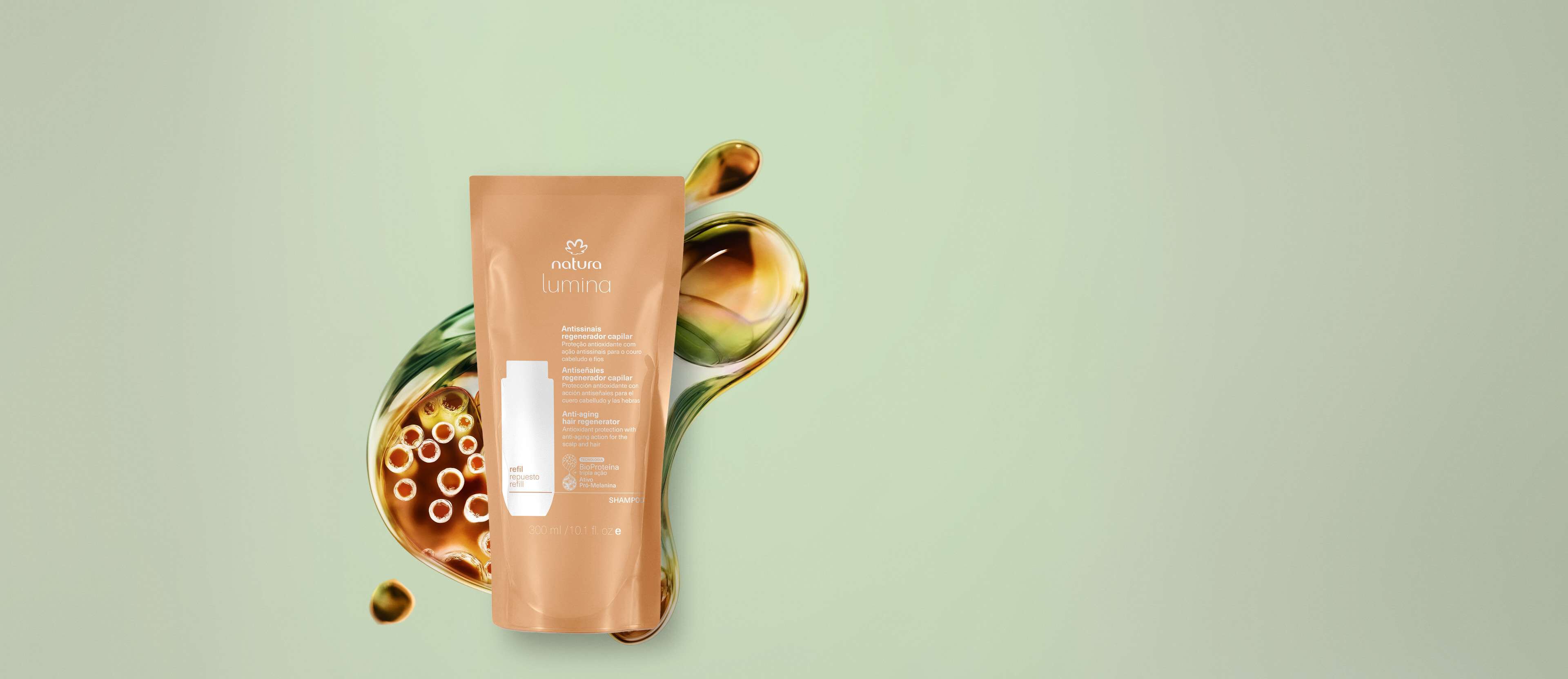 Refil Shampoo de Tratamento Antissinais Regenerador Capilar Lumina 3 1788819171 714 Refil Shampoo de Tratamento Antissinais Regenerador Capilar Lumina