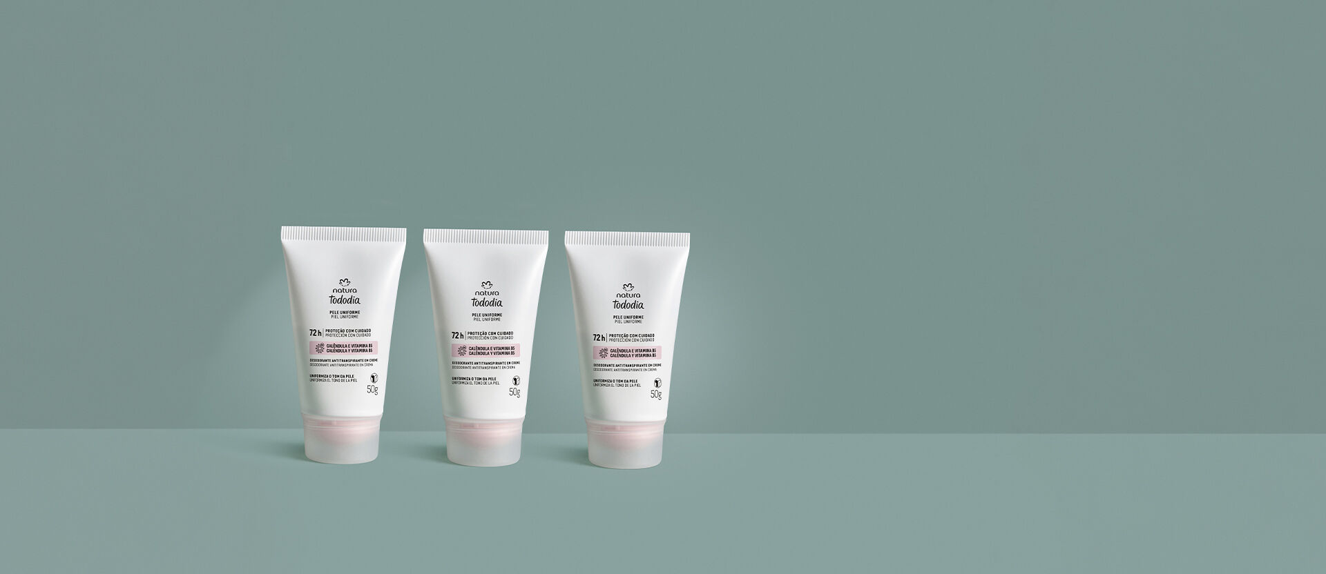 Desodorante em creme Tododia Leite de Algodão, produto em destaque