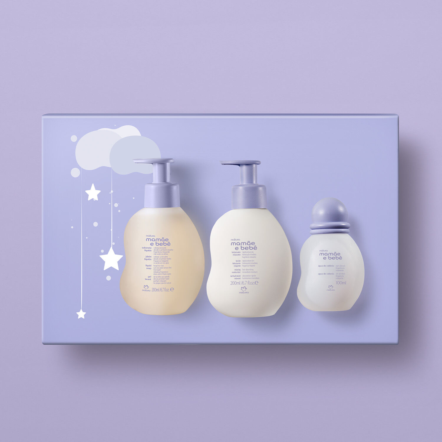 1788855440 569 Presente Natura Mamae e Bebe Relaxante com Frasqueira 4 produtos