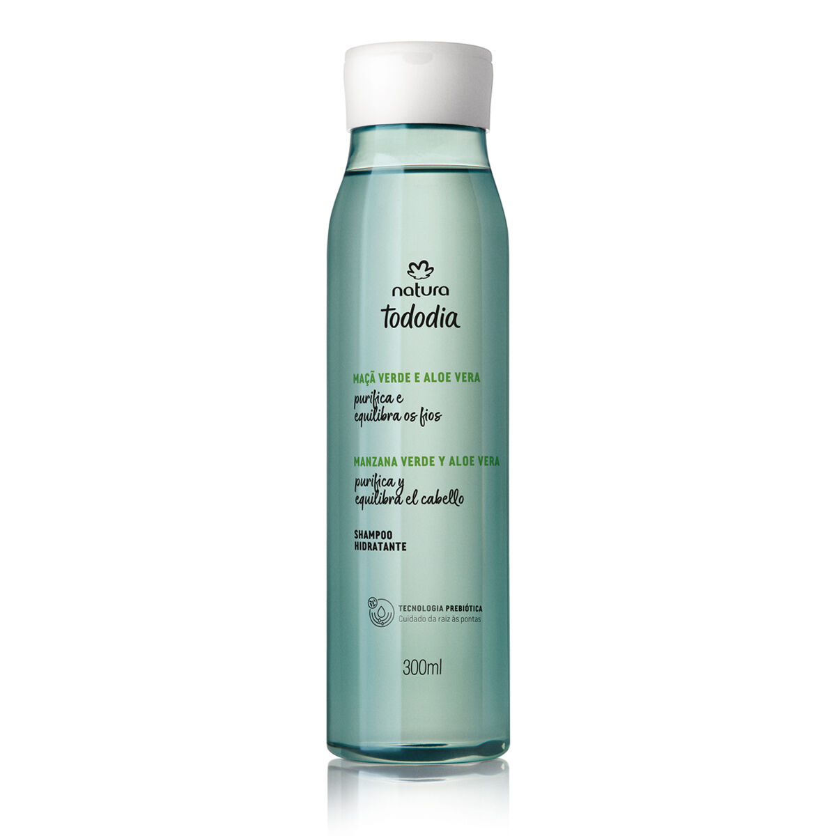1788869984 67 Shampoo Hidratacao Maca Verde e Aloe Vera Tododia 300ml