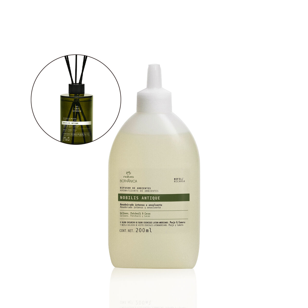 1788940854 56 Refil Difusor de Ambiente Natura Bothanica Nobilis Antique