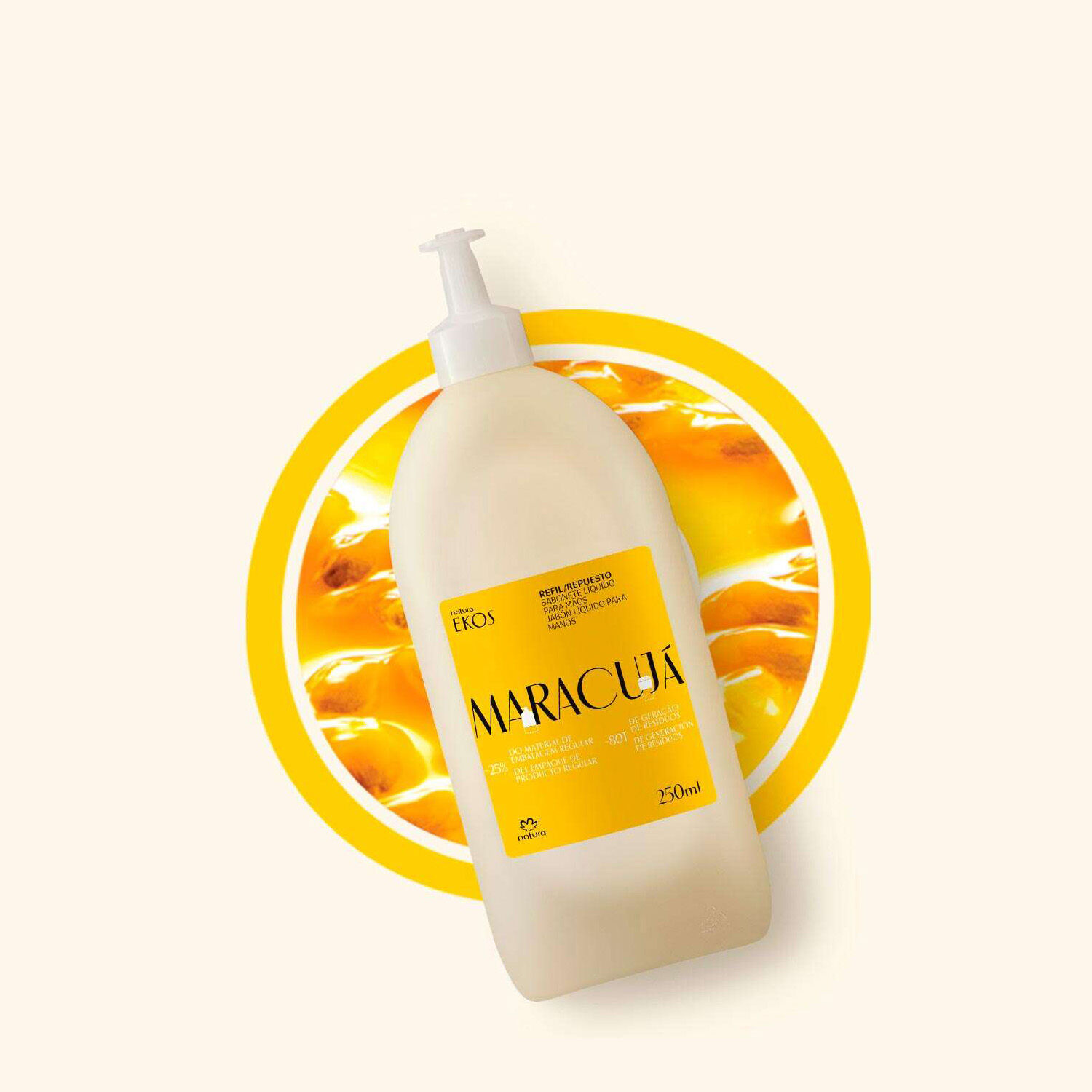 1788948049 440 Refil Sabonete Liquido Para Maos Maracuja Ekos