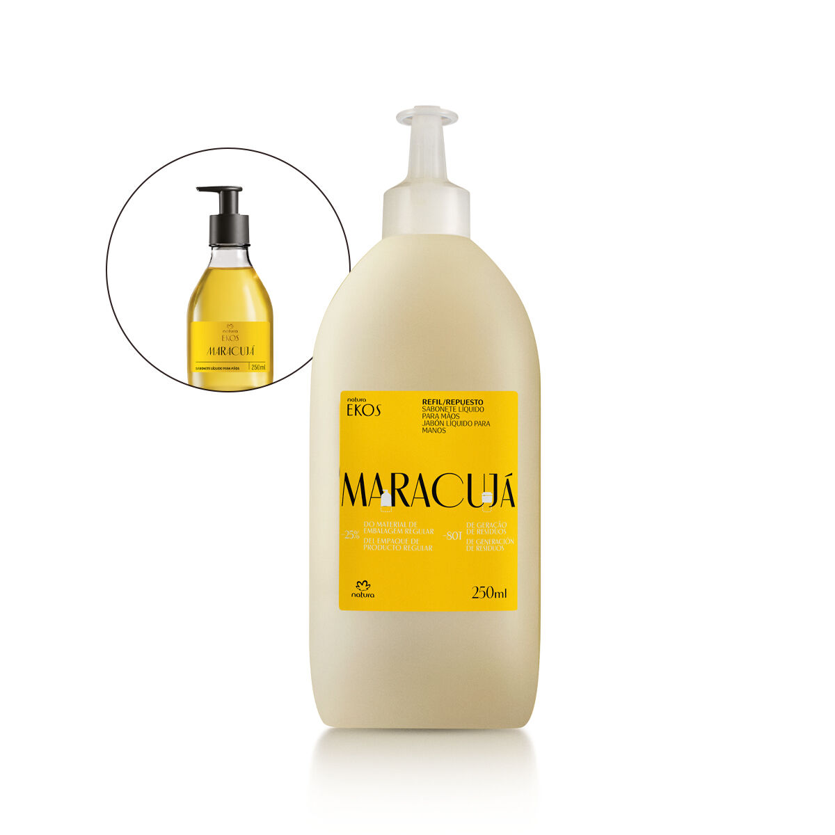 1788948050 878 Refil Sabonete Liquido Para Maos Maracuja Ekos