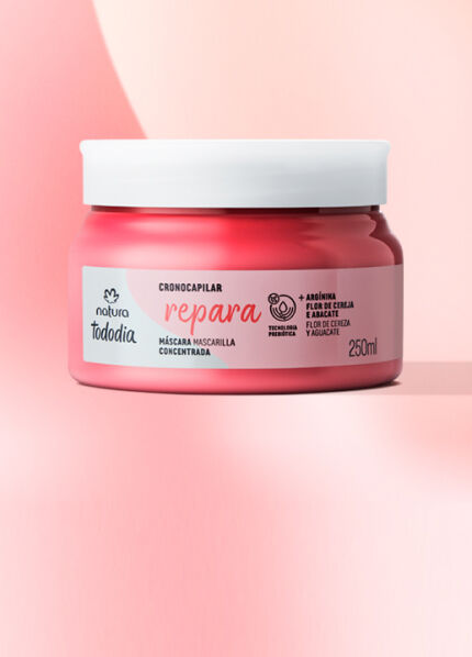 1789002809 494 Mascara Capilar Reparacao Flor de Cereja e Abacate Tododia 250ml