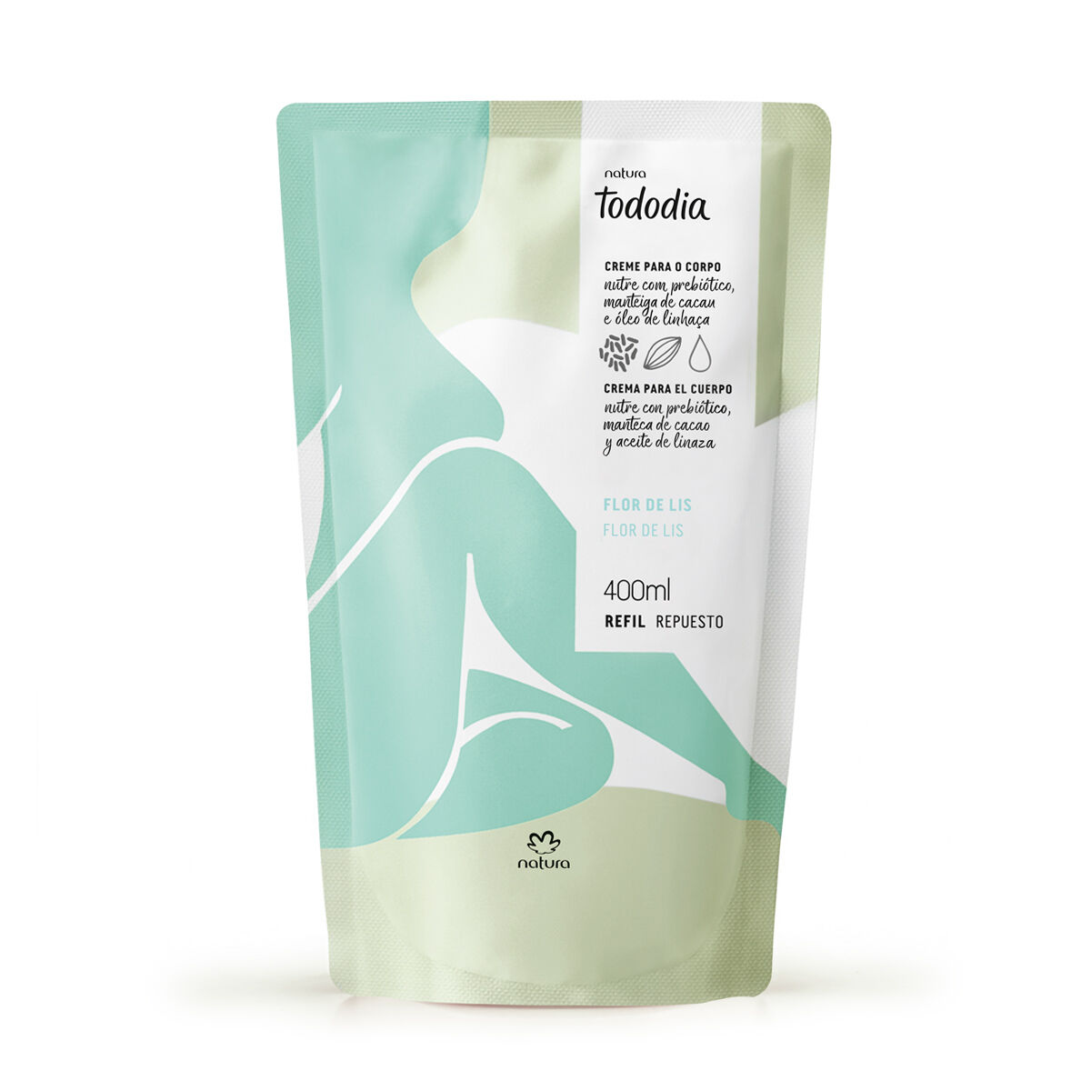 1789004198 606 Refil Creme Desodorante Nutritivo para o Corpo Tododia Flor de