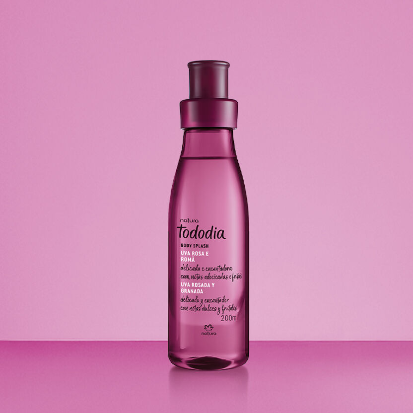 1789045112 85 Body Splash Tododia Uva Rosa e Roma 200 ml