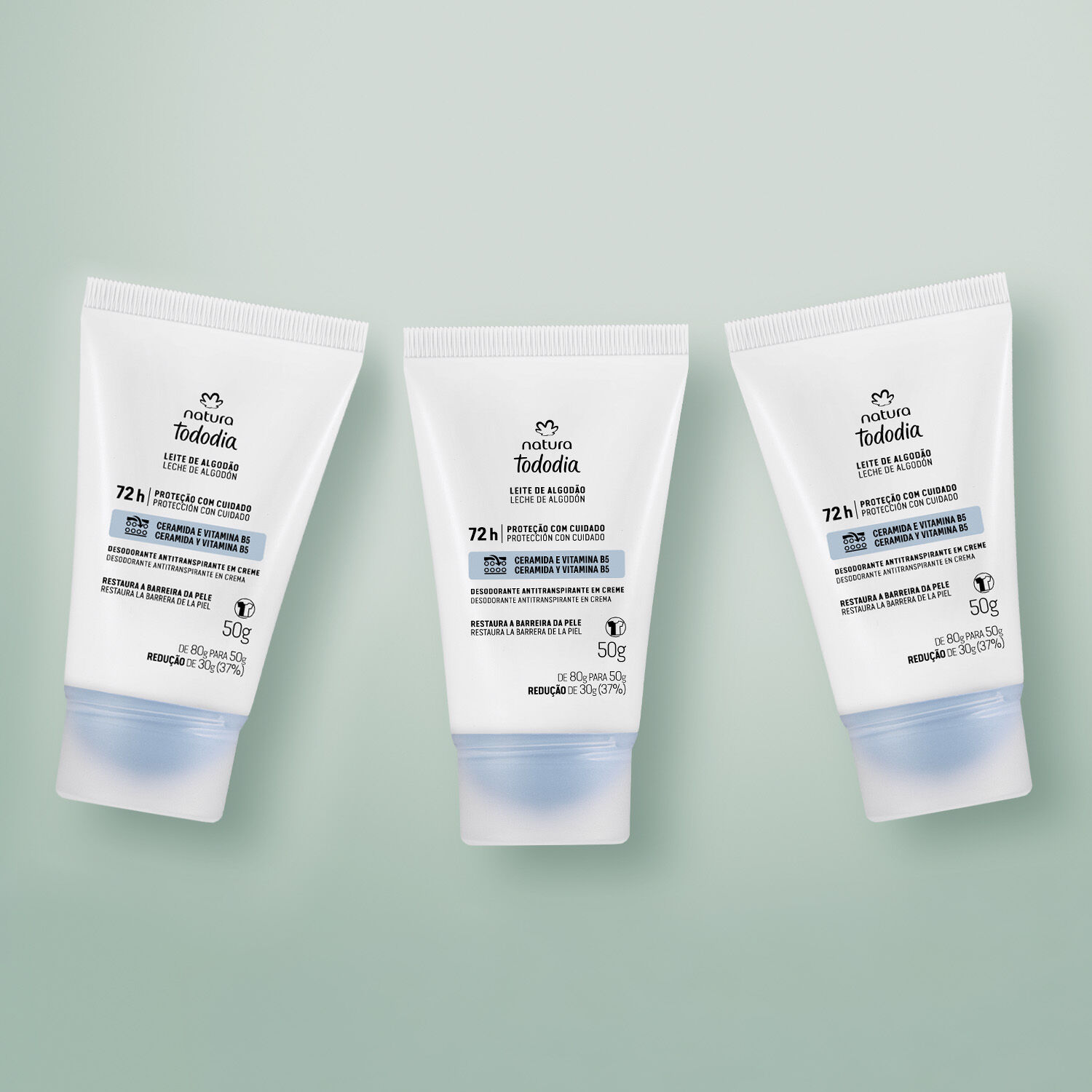 1789055768 509 Kit Desodorante em Creme Tododia Algodao 3 produtos