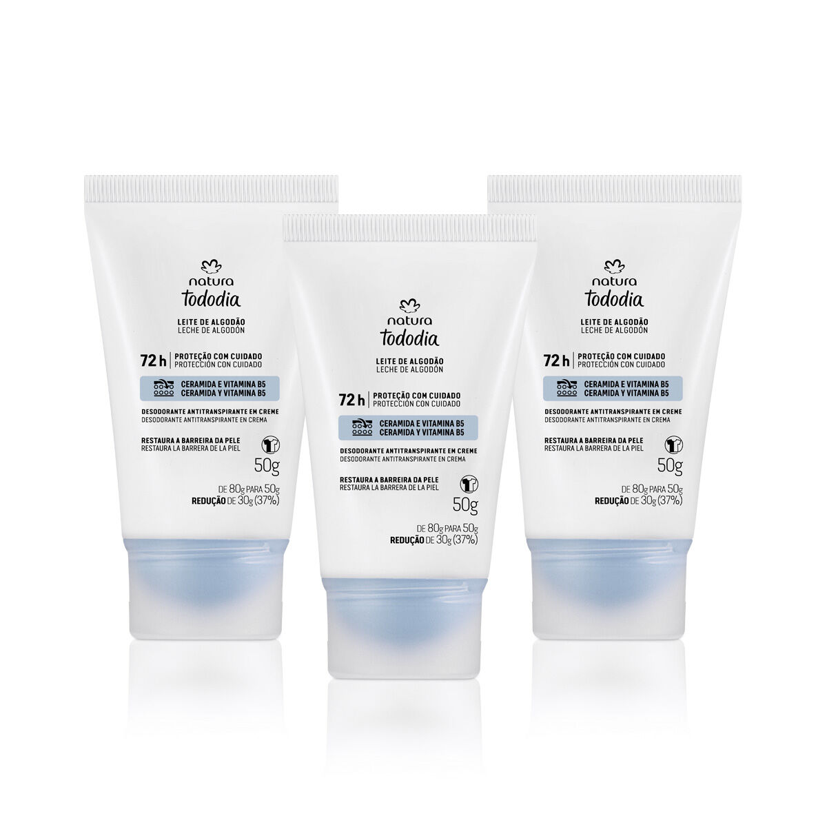 1789055769 18 Kit Desodorante em Creme Tododia Algodao 3 produtos