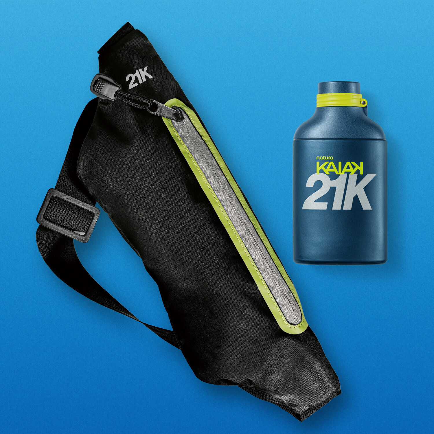 1789071137 423 Kit Kaiak 21K com Pochete 2 produtos