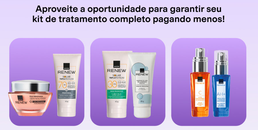 No seu Dia de Renew, liberei até 35%OFF em Kits 4 1789135036 890 No seu Dia de Renew liberei ate 35OFF em Kits