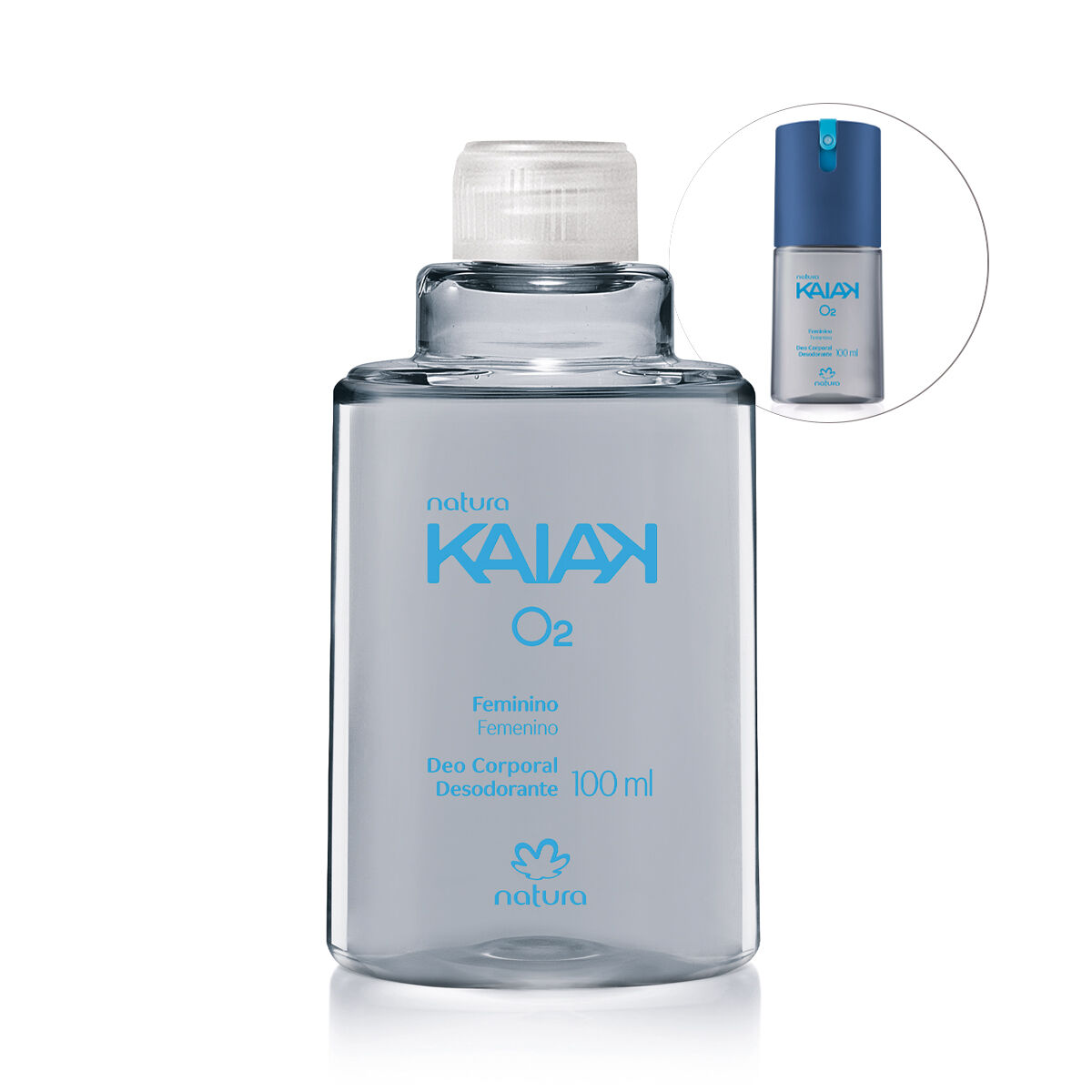 1789159457 680 Refil Desodorante Corporal Feminino Kaiak O2 100 ml
