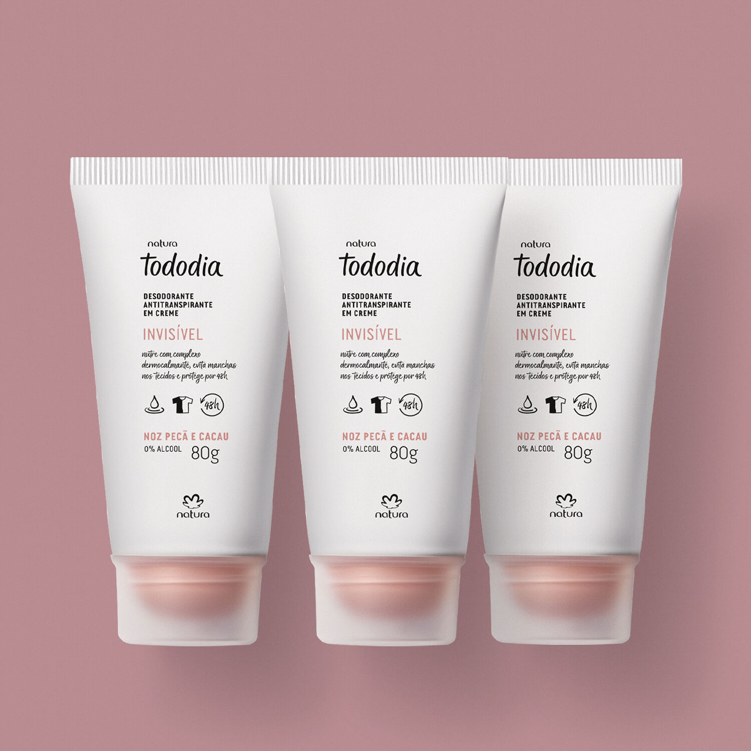 1789187012 569 Kit Desodorante Antitranspirante em Creme Tododia Noz Peca e Cacau