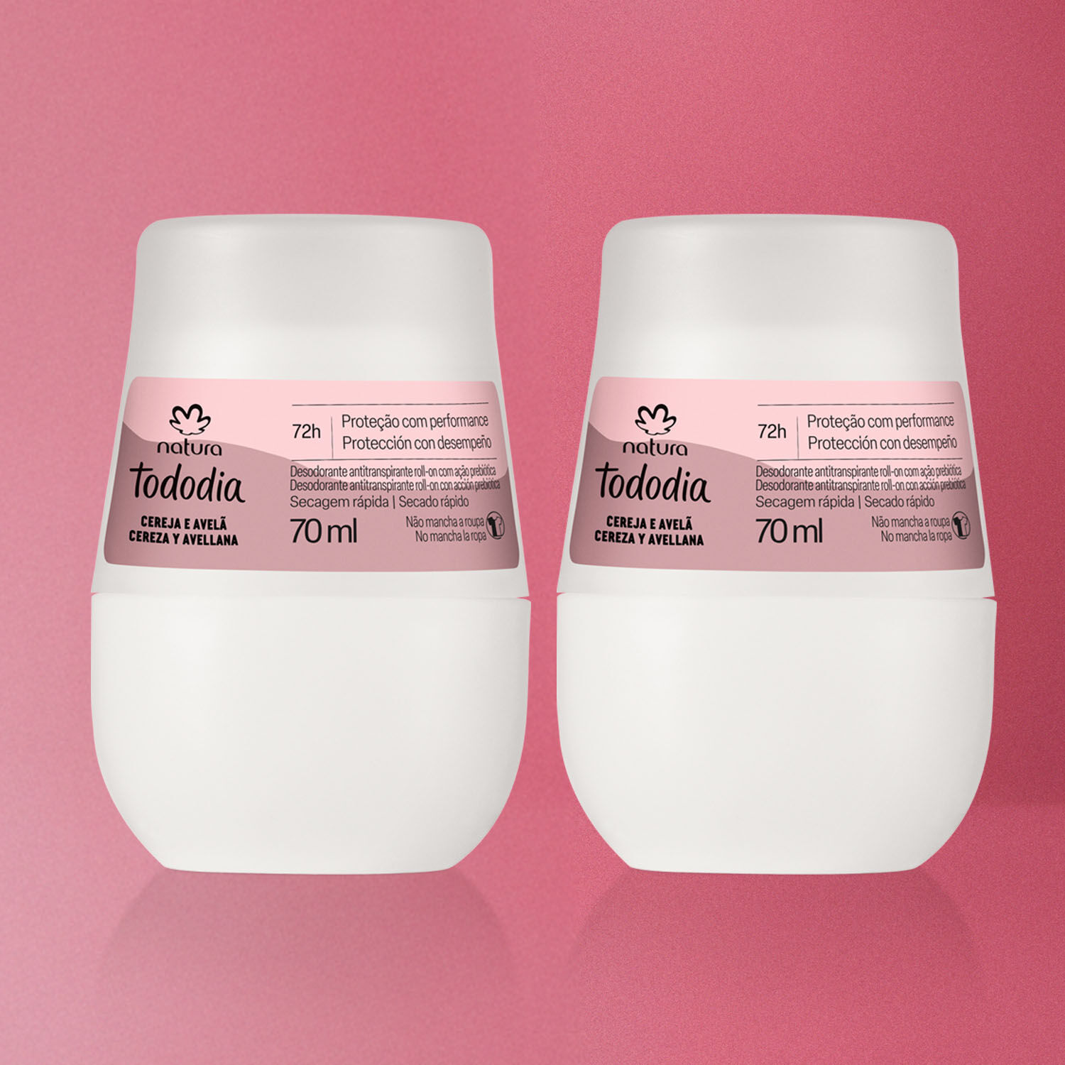 Kit Desodorante Antitranspirante Roll-On Cereja e Avelã 4 1789199717 92 Kit Desodorante Antitranspirante Roll On Cereja e Avela