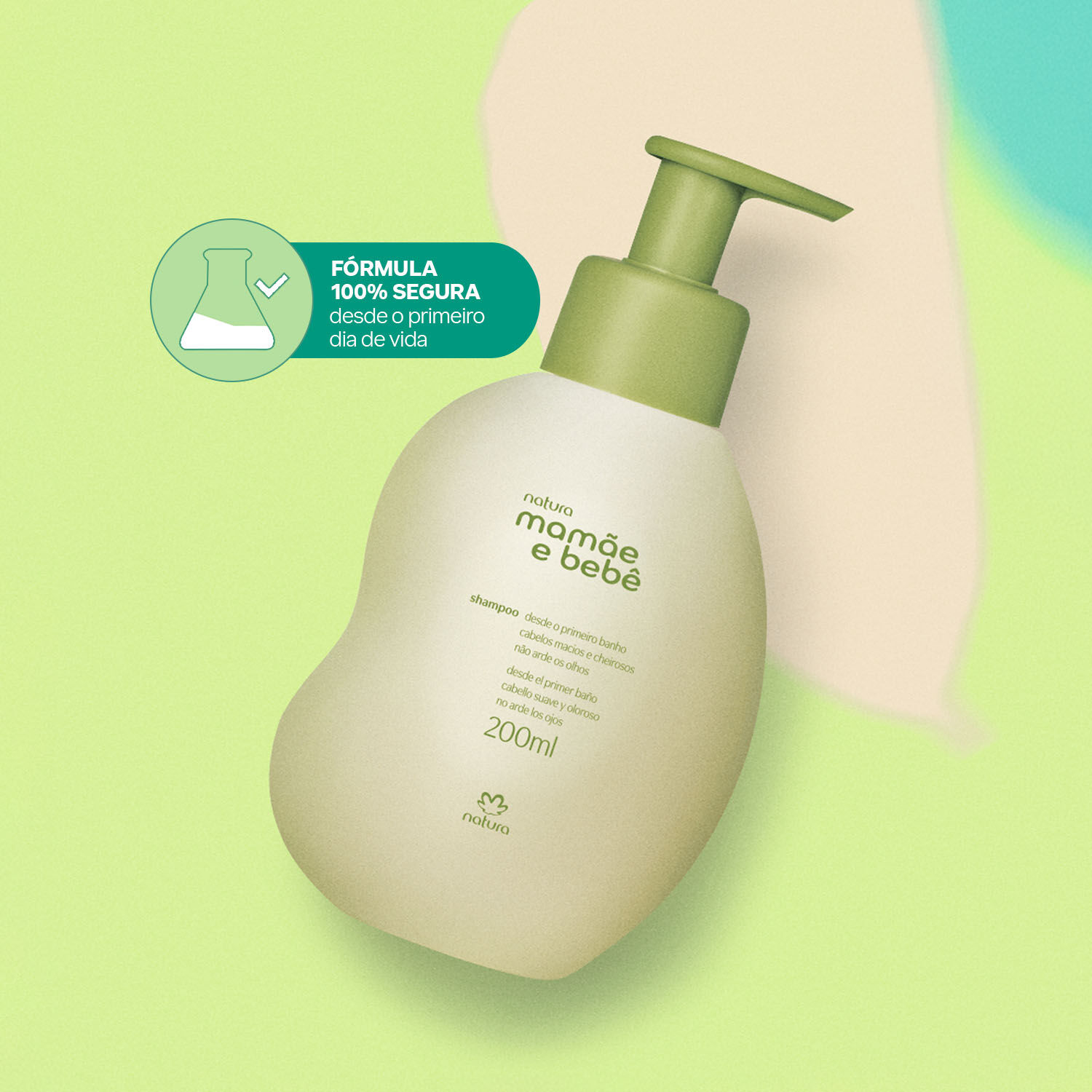 1789204330 220 Shampoo Infantil 0 a 3 anos Mamae e Bebe 200ml