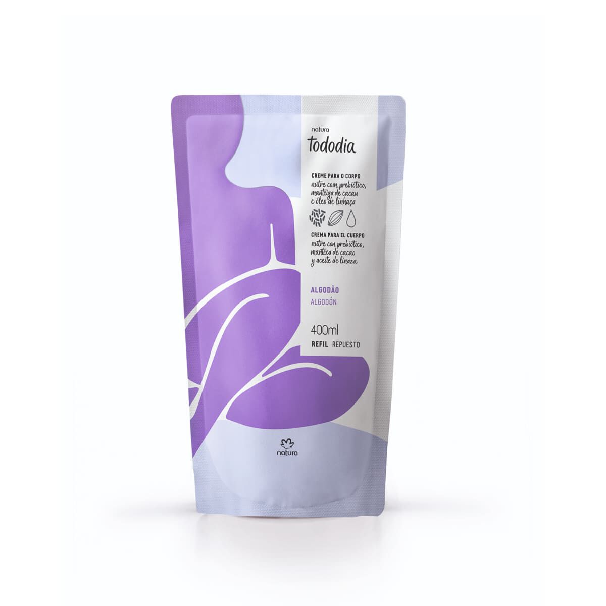 Refil Creme Desodorante Nutritivo para o Corpo Tododia Algodão 1 1789230097 Refil Creme Desodorante Nutritivo para o Corpo Tododia Algodao