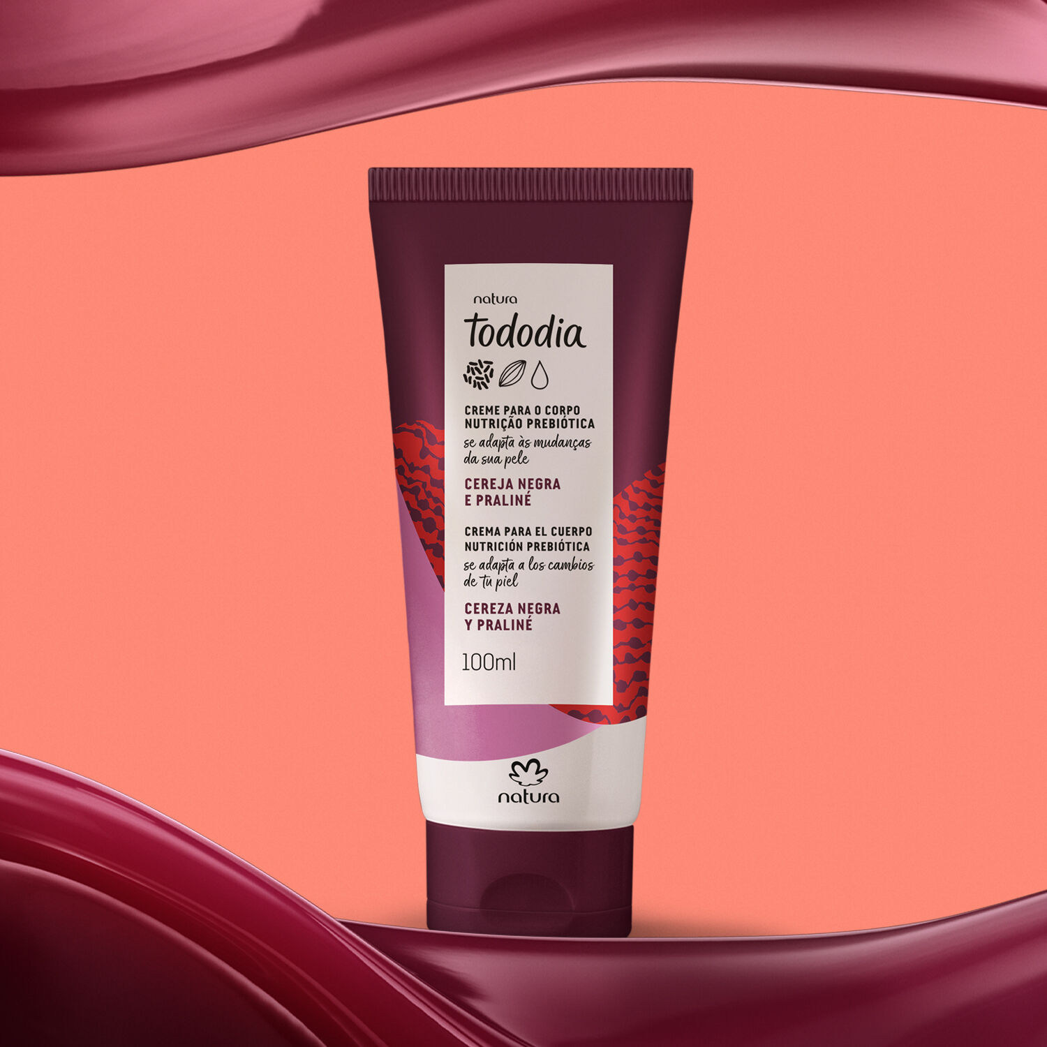 1789270446 929 Creme Desodorante Nutritivo para o Corpo Tododia Cereja Negra e