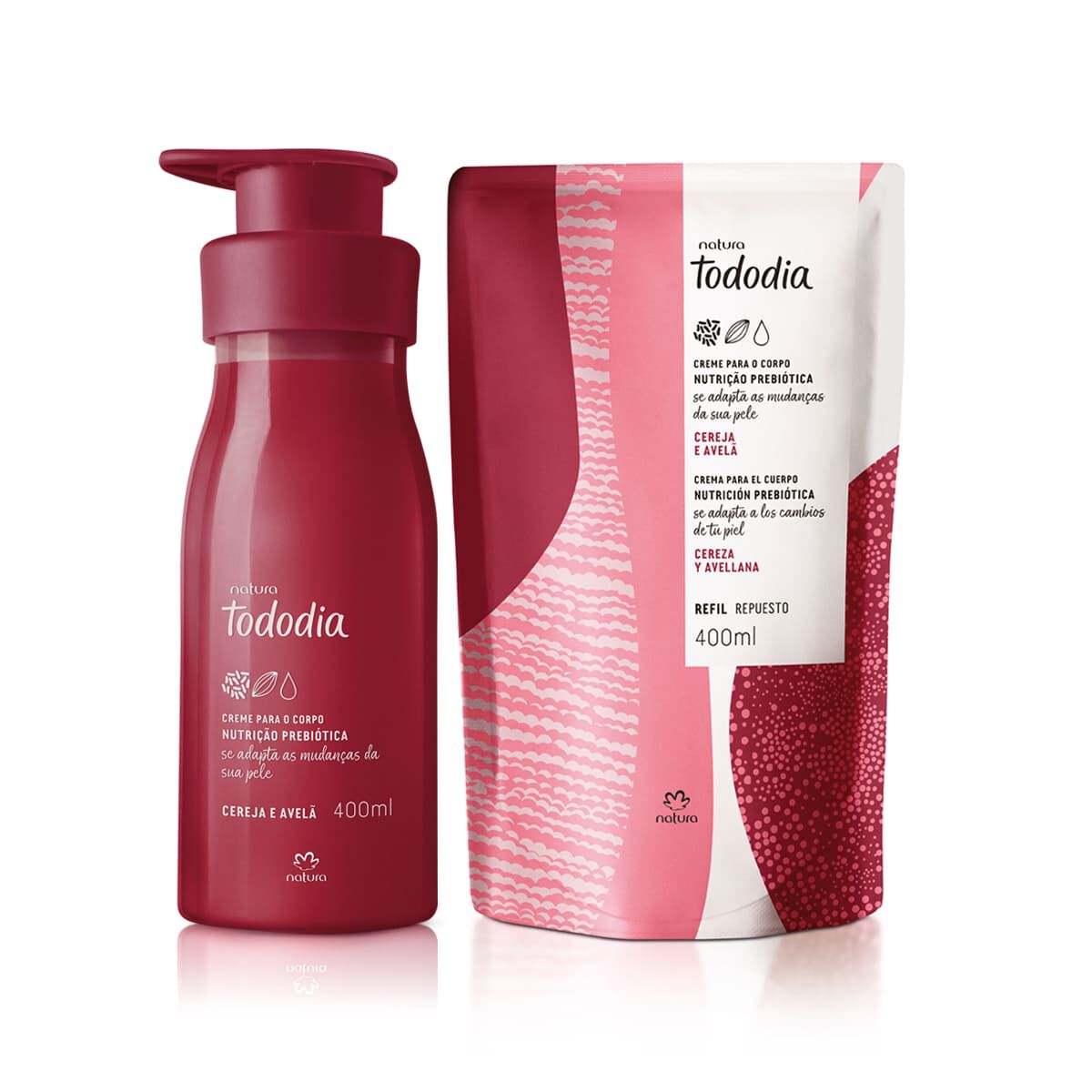 1789349664 Kit Creme Desodorante Nutritivo para o Corpo Tododia Cereja e