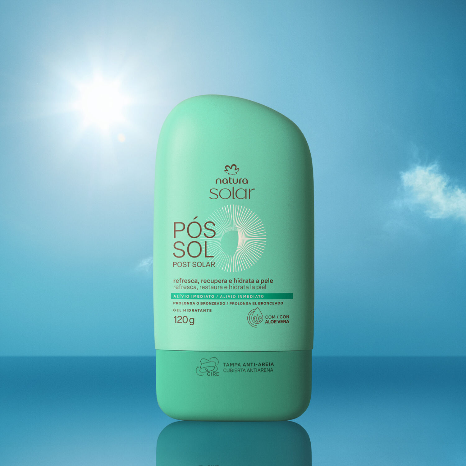 Gel Hidratante Pós-sol Natura Solar 4 1789410145 417 Gel Hidratante Pos sol Natura Solar