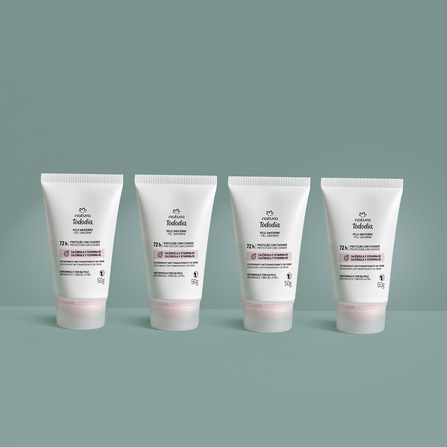 1789412128 736 Kit Desodorante em Creme Tododia Leite de Algodao 4 produtos