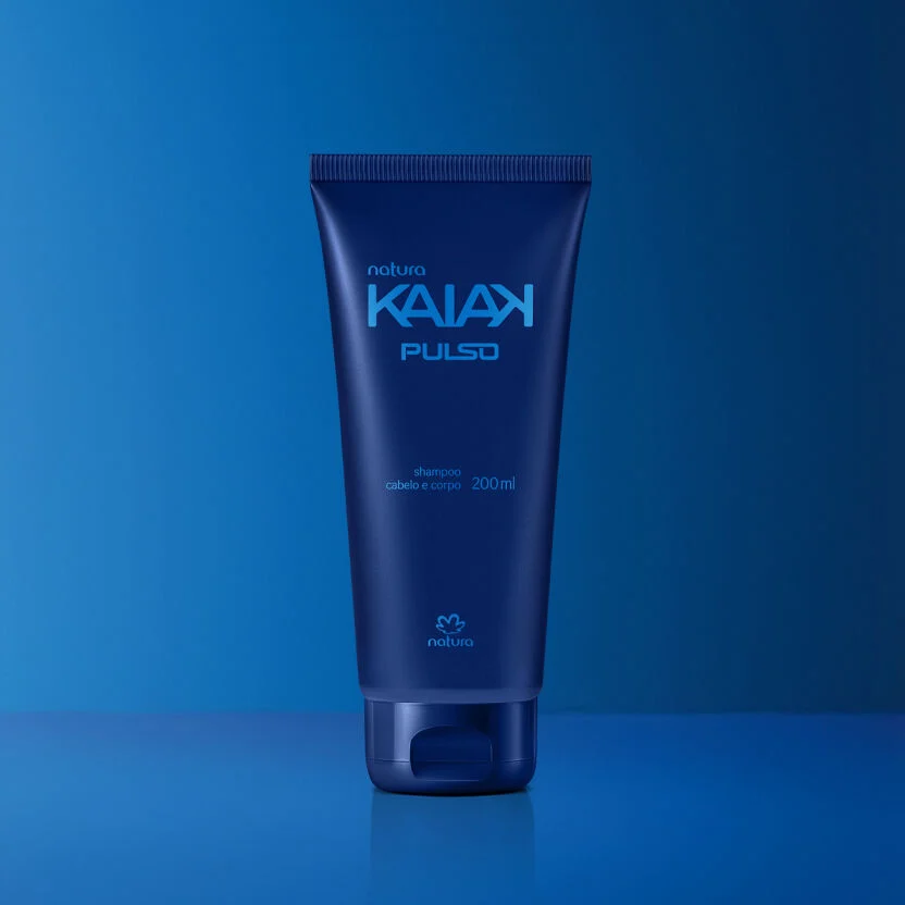 1789553622 88 Shampoo Masculino para Cabelo e Corpo Kaiak Pulso 200ml