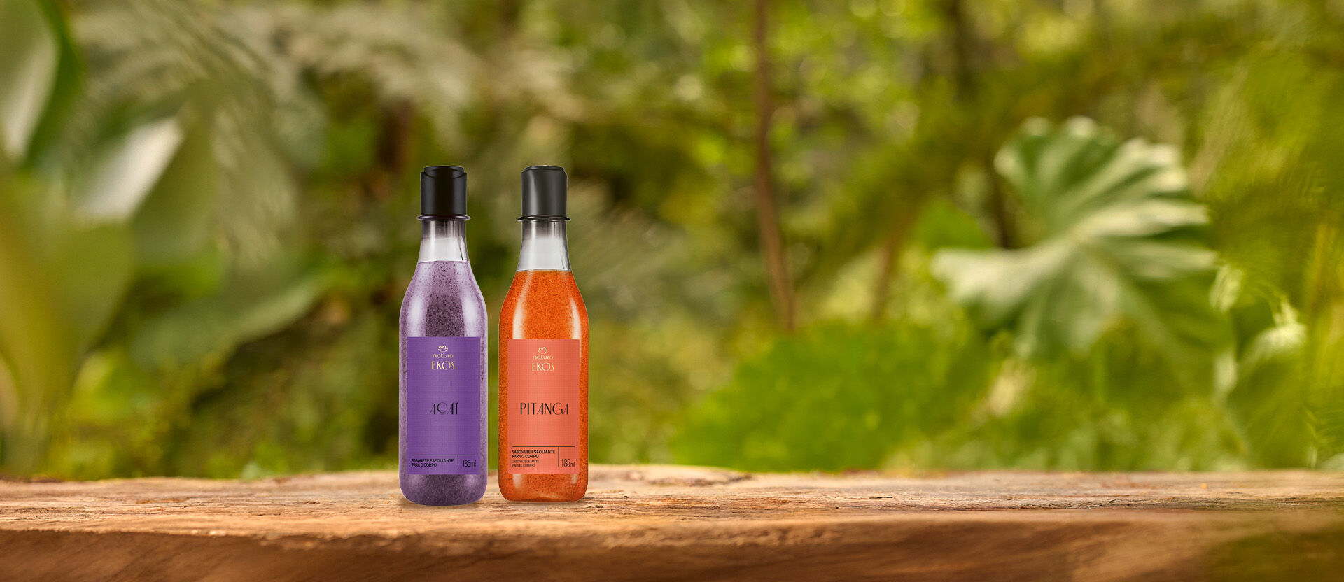 1789591844 727 Kit Sabonete Liquido Esfoliante Ekos Pitanga e Acai 2 produtos