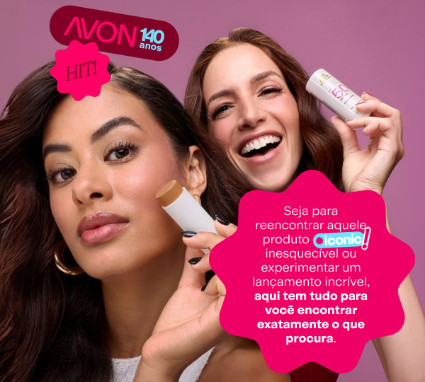 1789605162 139 140 Anos de Avon Vem comemorar comigo