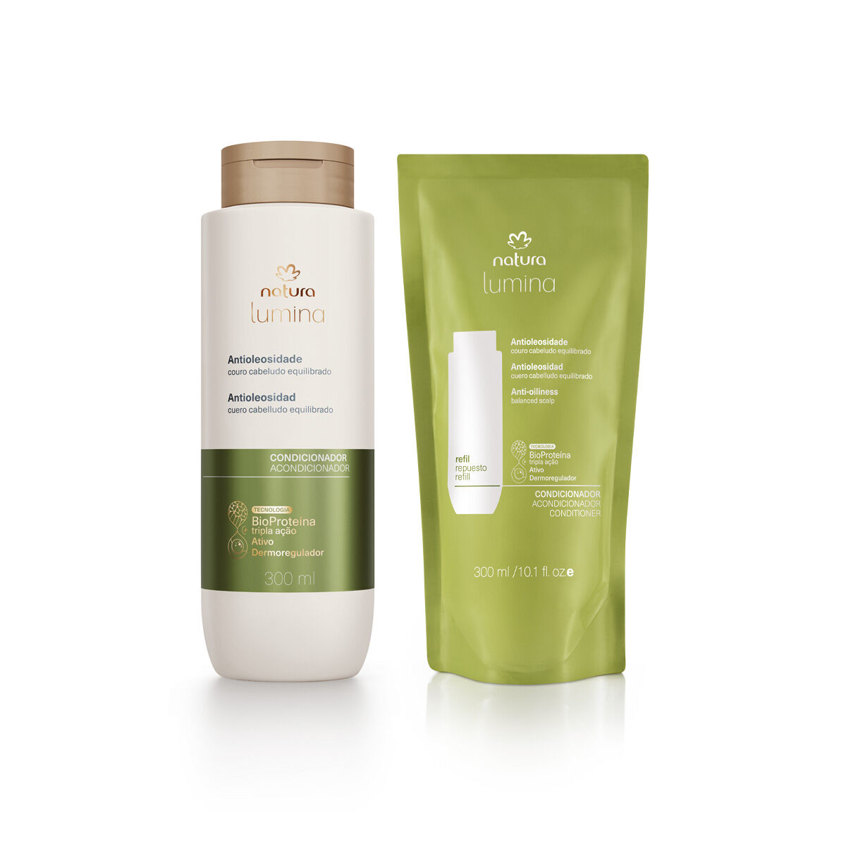 1789611183 234 Kit Condicionador Antioleosidade Natura Lumina 2 produtos