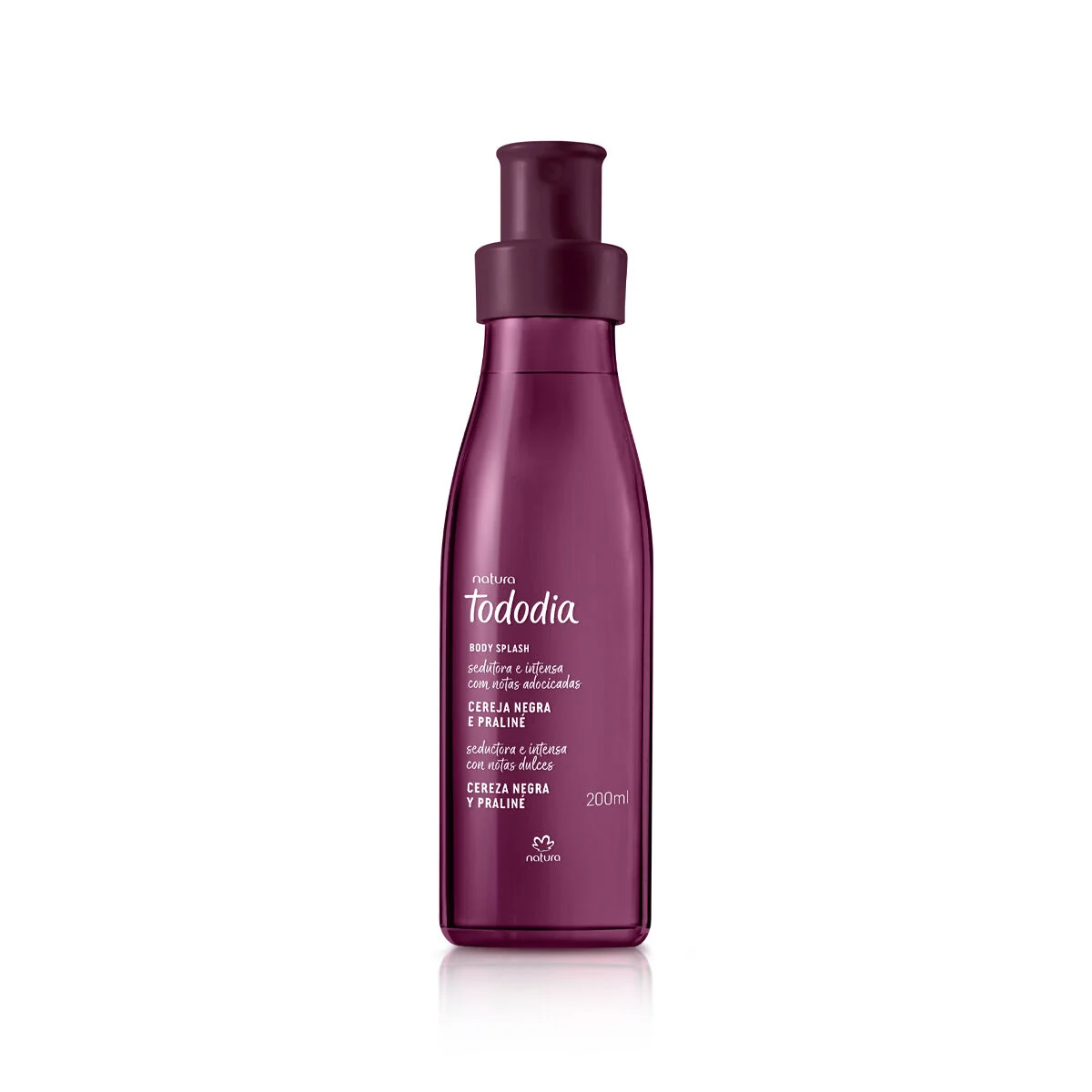 1789625218 248 Body Splash Cereja Negra e Praline Tododia 200 ml