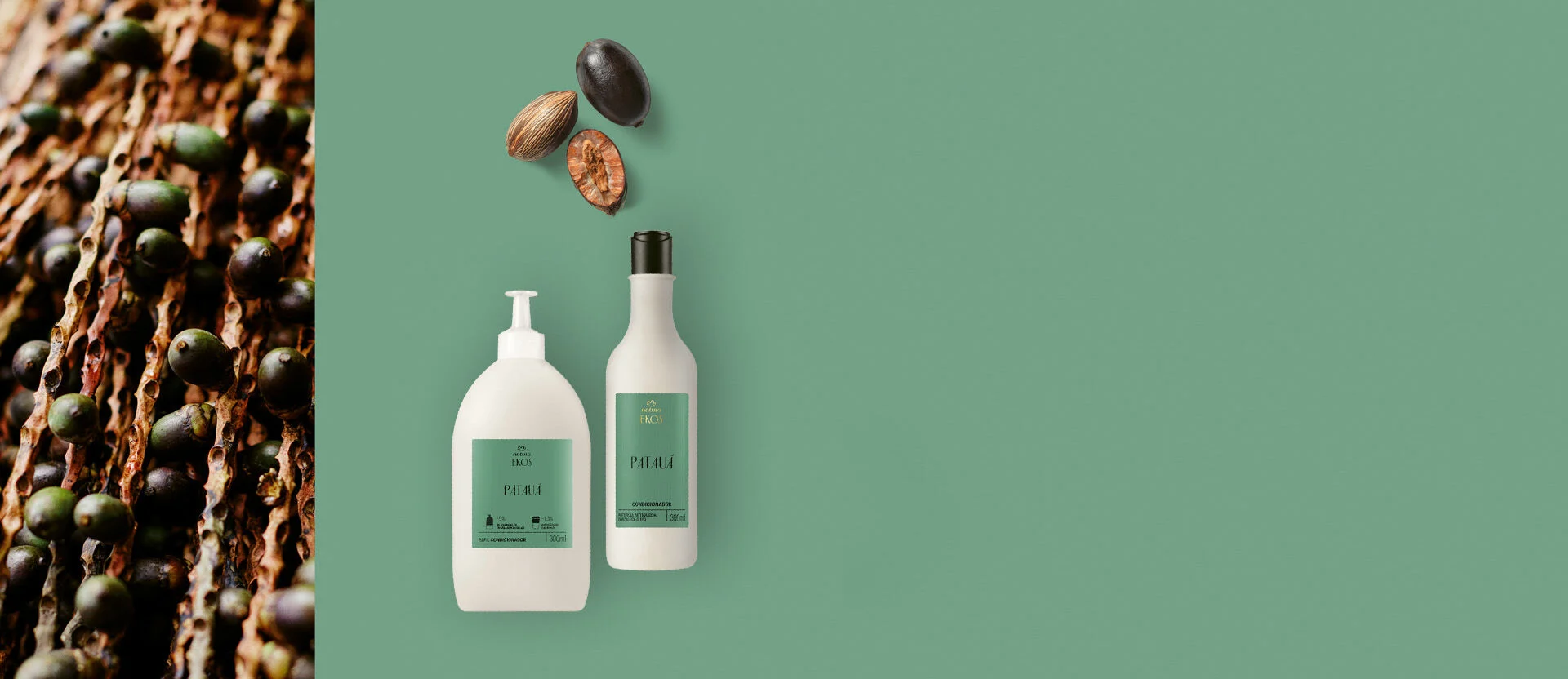 1789630538 313 Kit Condicionador Ekos Pataua Refil 2 produtos