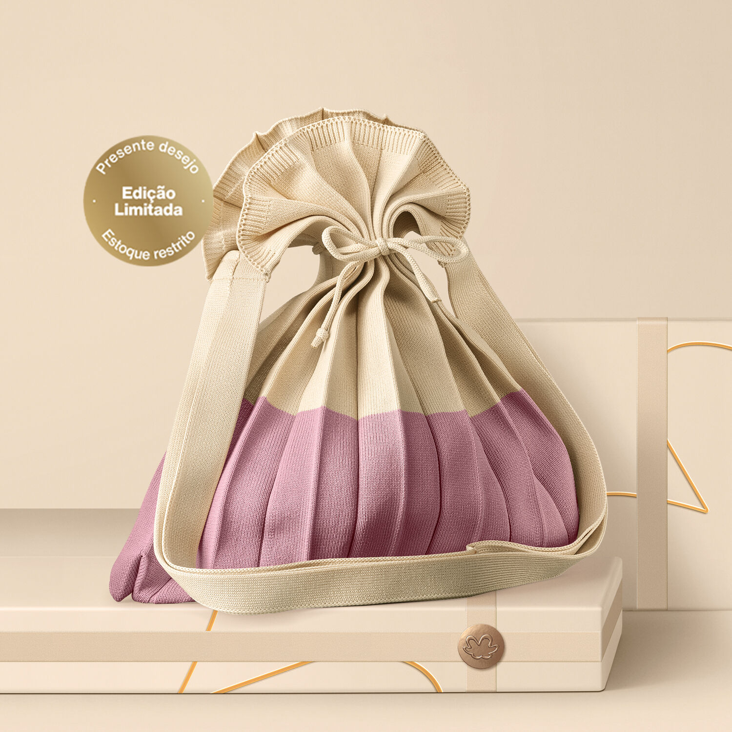 1789631849 540 Presente Natura Bolsa de Malha Plissada
