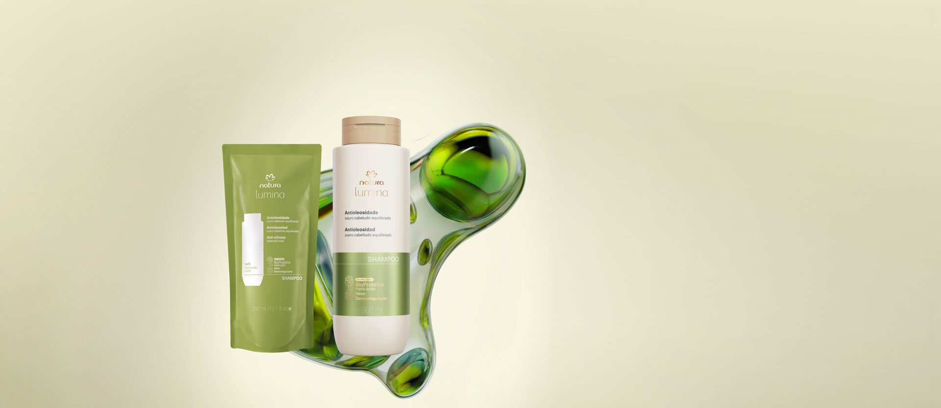 Kit Shampoo Antioleosidade Natura Lumina (2 produtos) 3 1789633797 385 Kit Shampoo Antioleosidade Natura Lumina 2 produtos