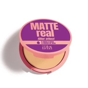 Pó Compacto Facial Matte Real À Prova D'Água