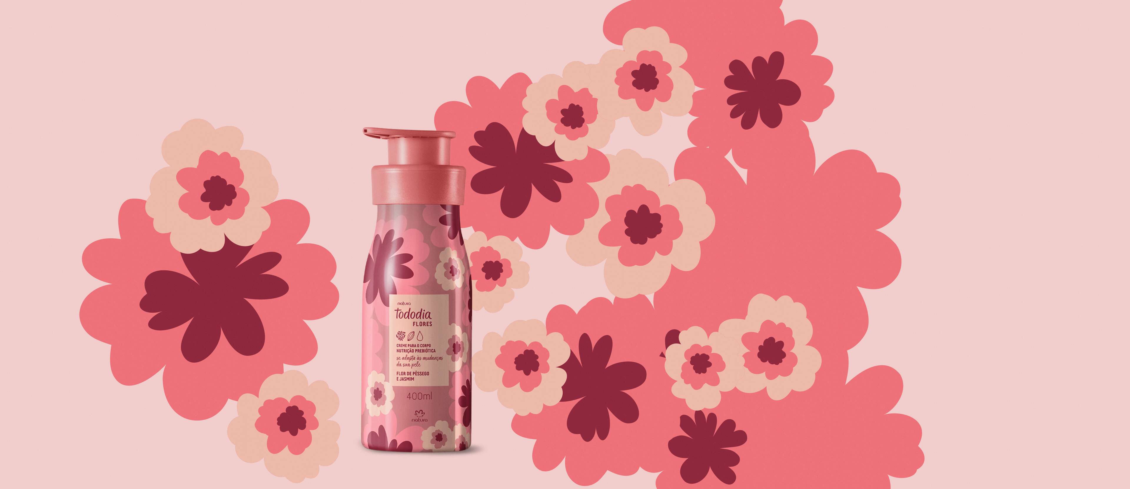 1789869550 626 Creme Desodorante Nutritivo para o Corpo Tododia Flores