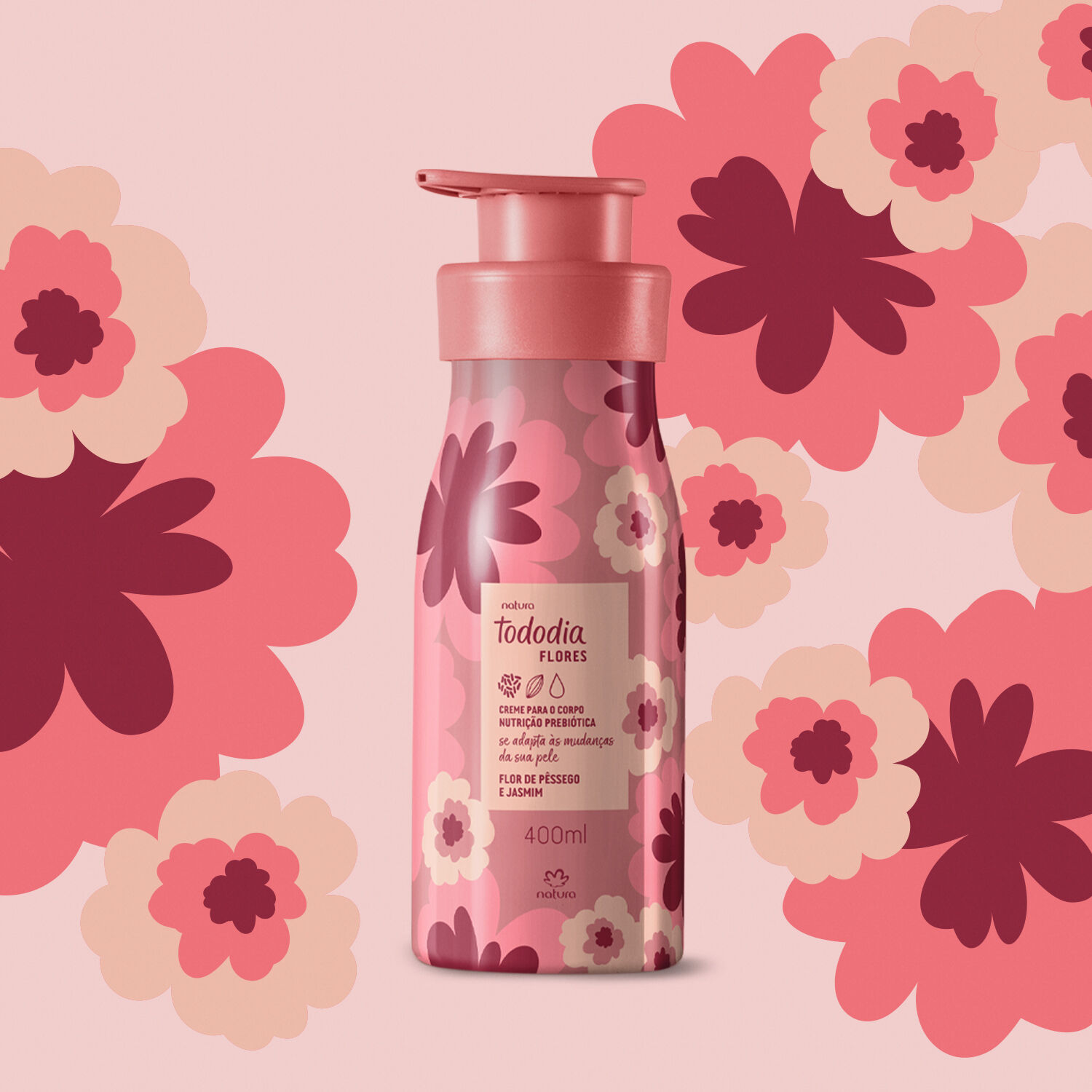 1789869550 67 Creme Desodorante Nutritivo para o Corpo Tododia Flores