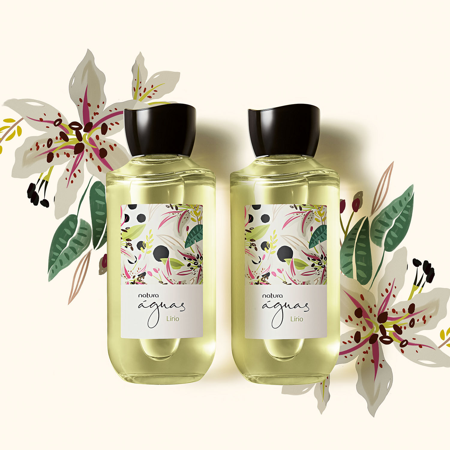 Kit Deo Colônia Lírio Águas de Natura (2 produtos) 4 1790120250 560 Kit Deo Colonia Lirio Aguas de Natura 2 produtos