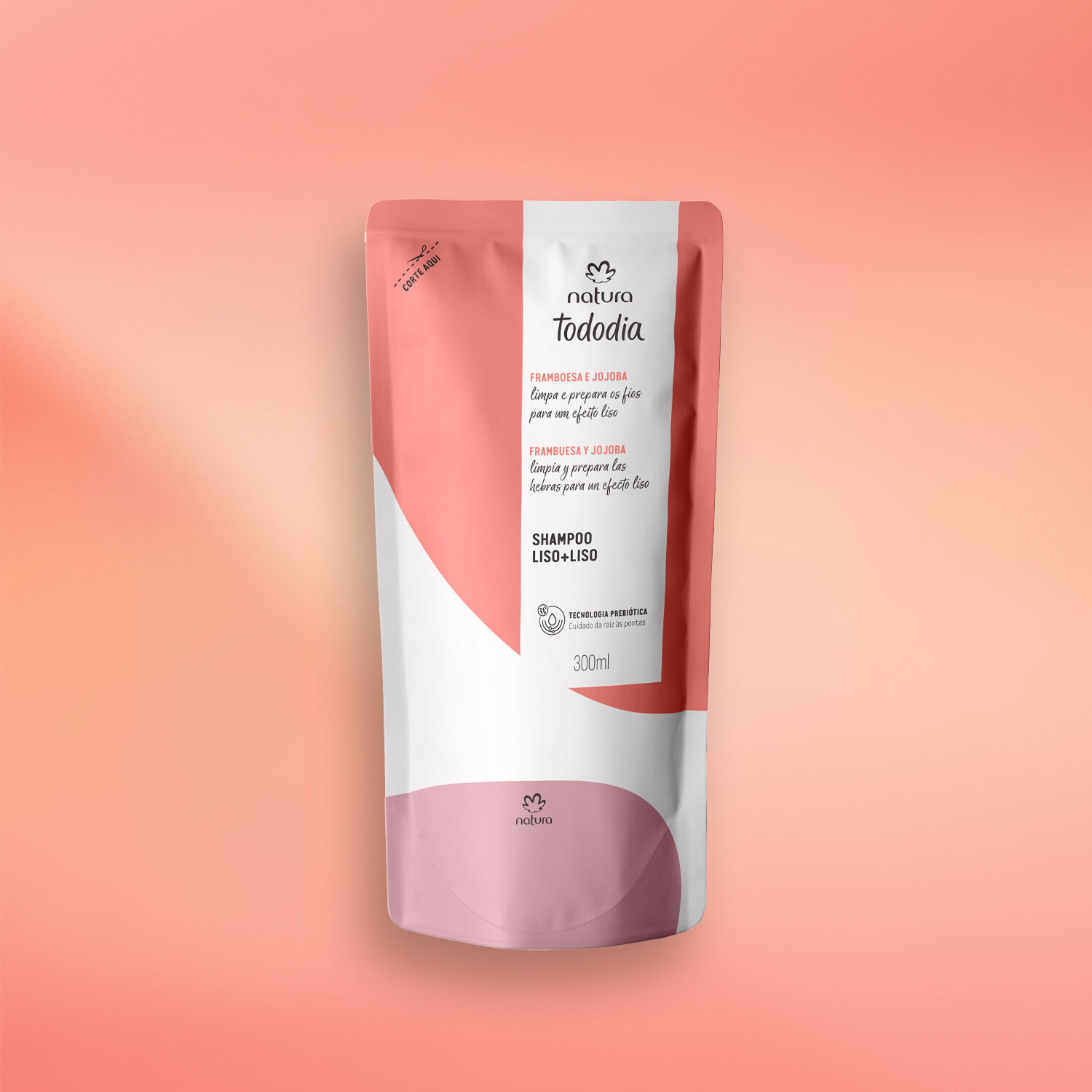 1790129418 931 Refil Shampoo LisoLiso Framboesa e Jojoba Tododia