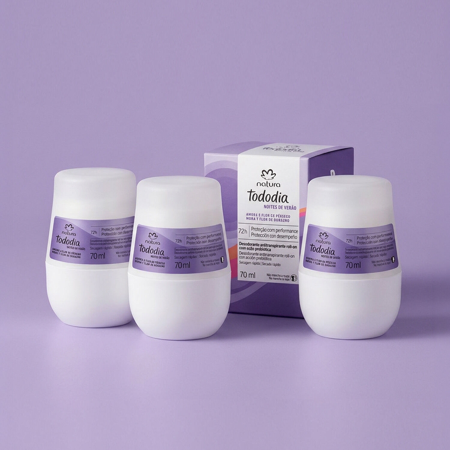 Kit Desodorantes Tododia Amora e Flor de Pêssego (3 produtos) 4 1790153021 702 Kit Desodorantes Tododia Amora e Flor de Pessego 3 produtos