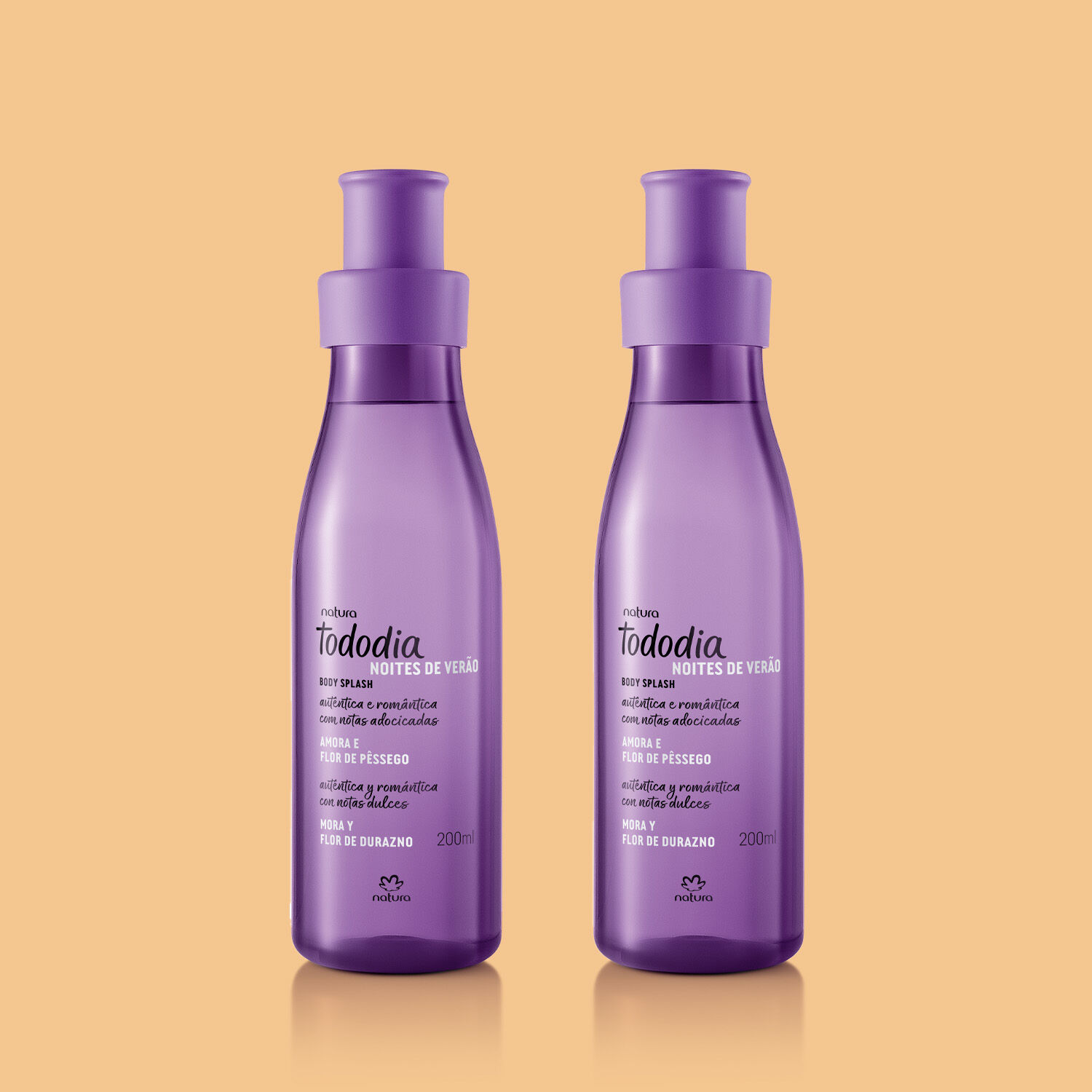 1790156464 638 Kit Body Splash Tododia Amora e Flor de Pessego
