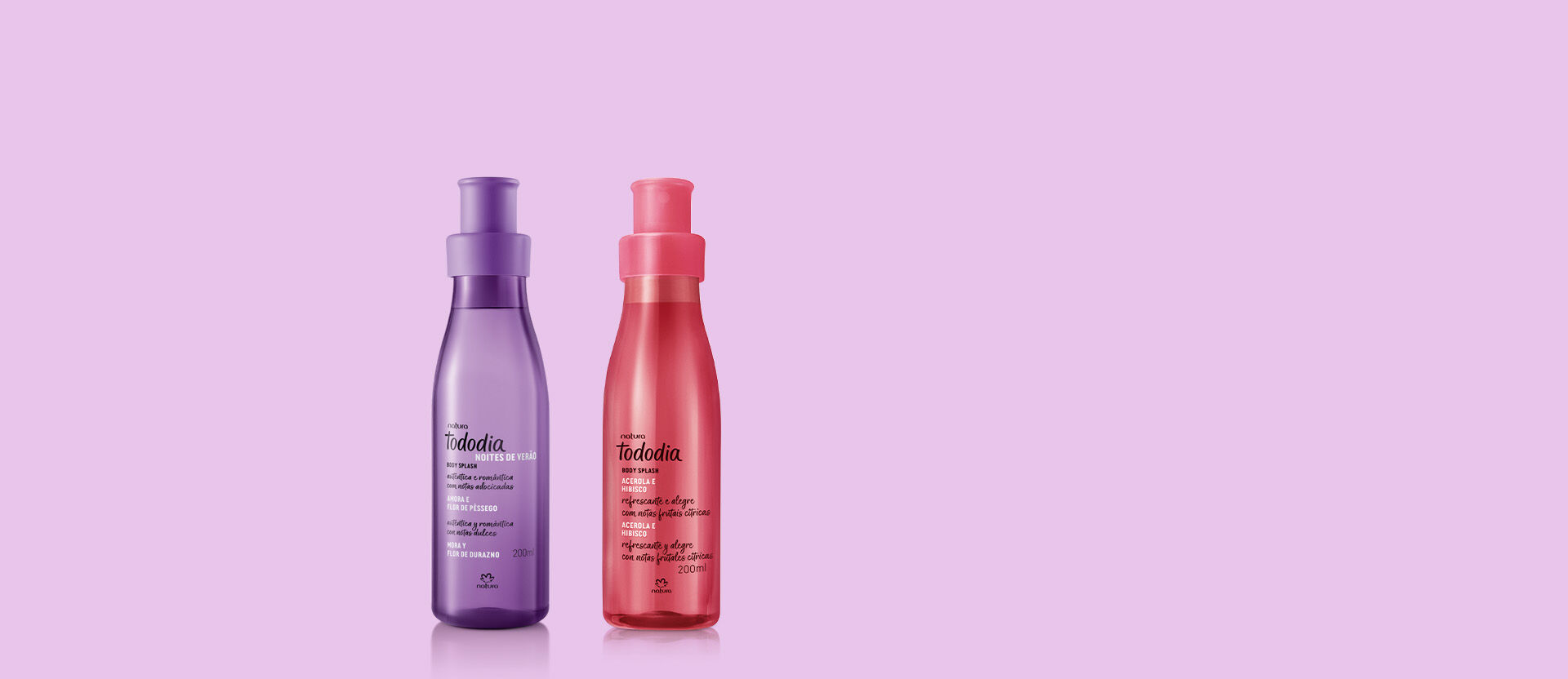 1790157789 136 Kit Body Splash Amora e Flor de Pessego Acerola