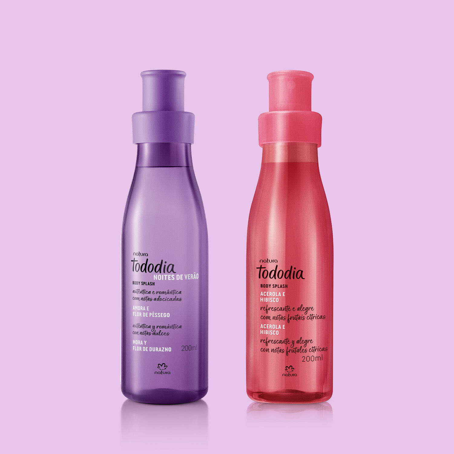 1790157789 901 Kit Body Splash Amora e Flor de Pessego Acerola