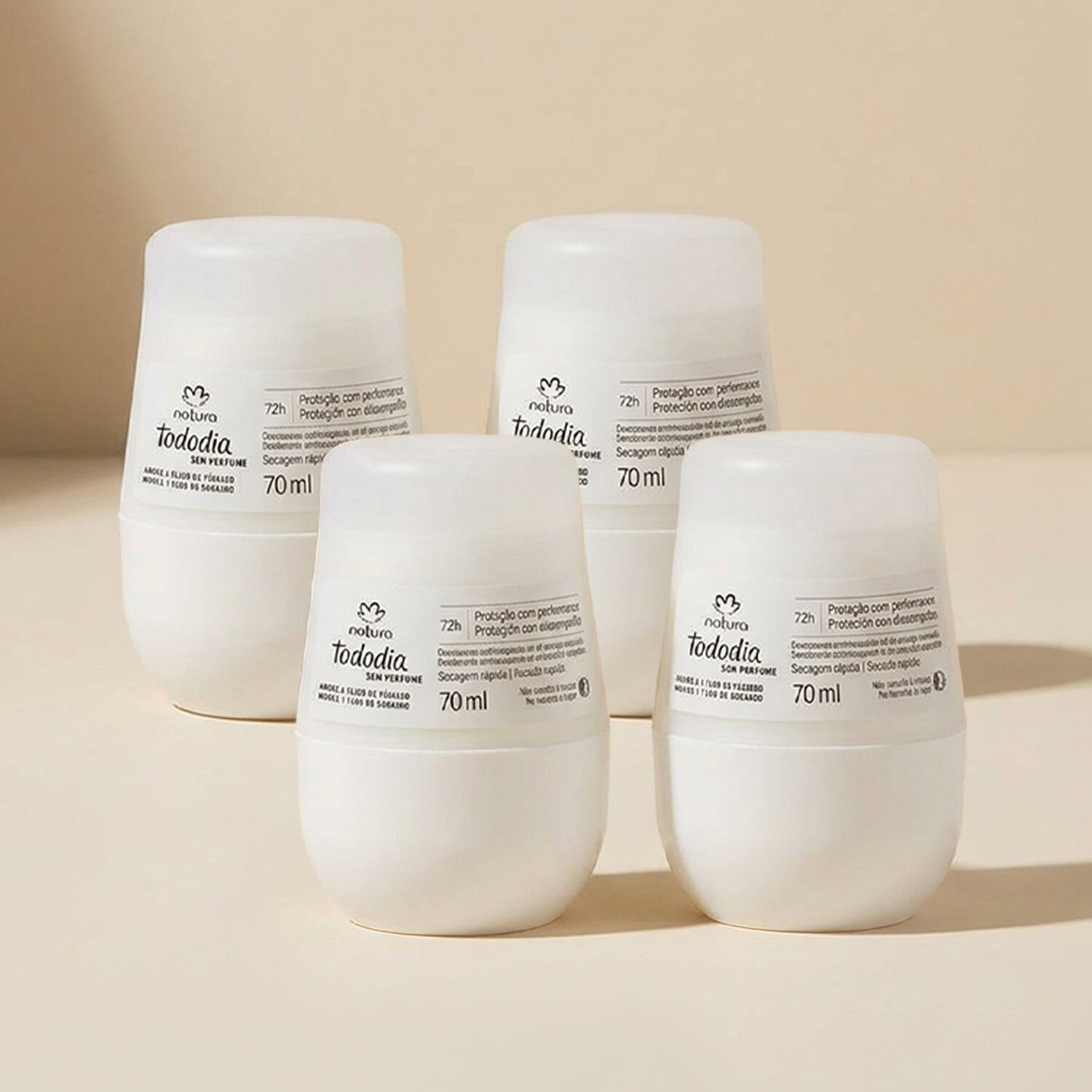1790173631 288 Kit Desodorantes Tododia Sem Perfume 4 produtos