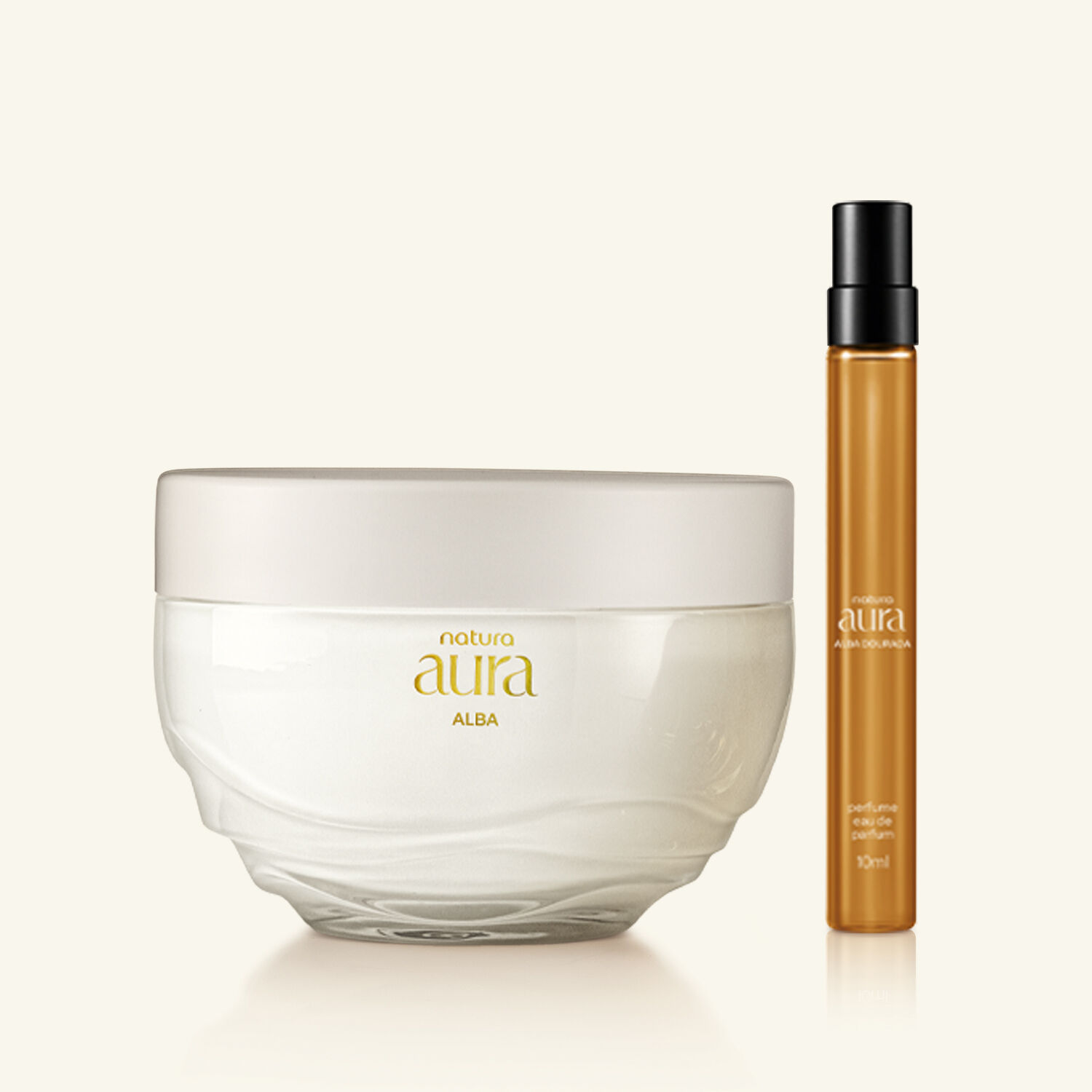 1790193753 768 Kit Aura Alba DouradaTravel Size Creme Corporal 2 produtos