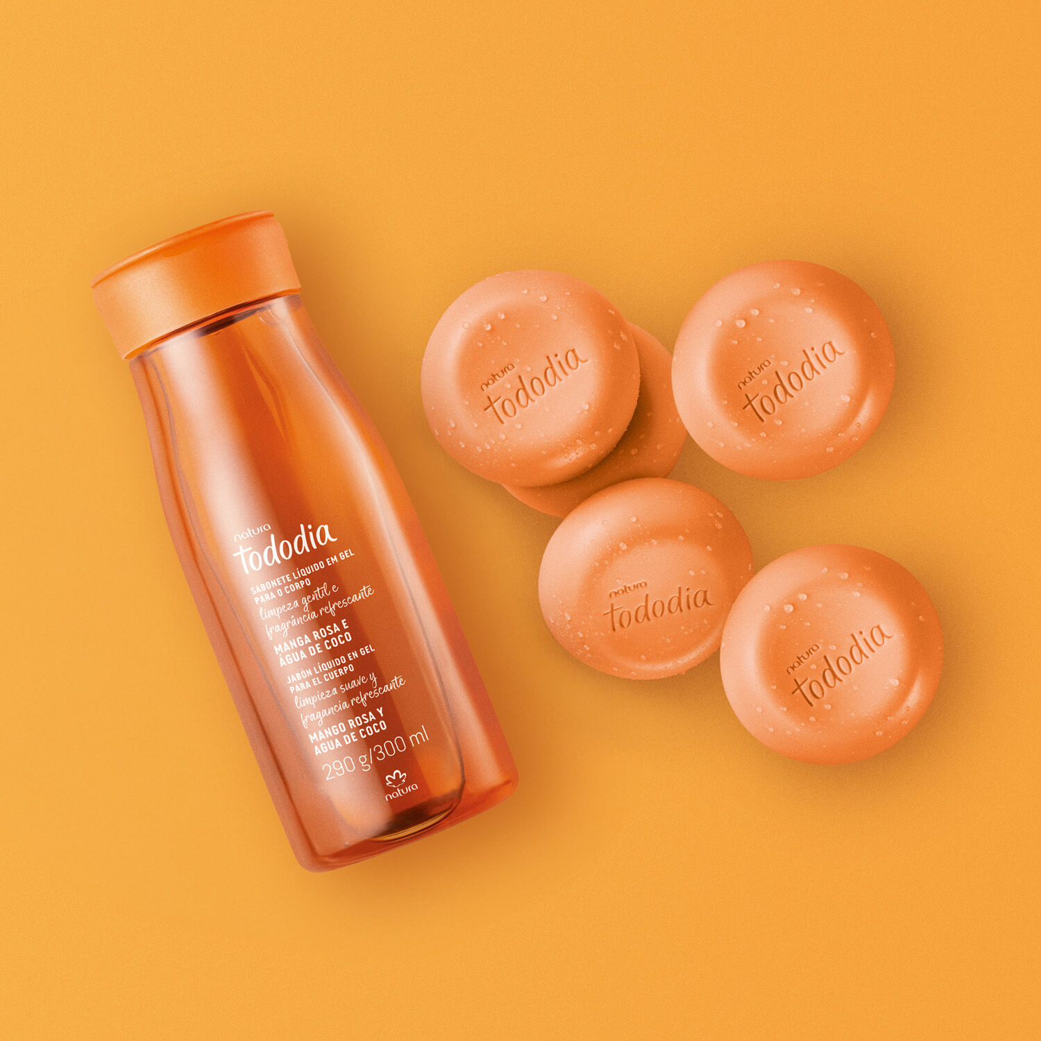 Kit Tododia Manga Rosa e Água de Coco Sabonetes em Barra + Sabonete Líquido em Gel (6 produtos) 4 1790291909 251 Kit Tododia Manga Rosa e Agua de Coco Sabonetes em