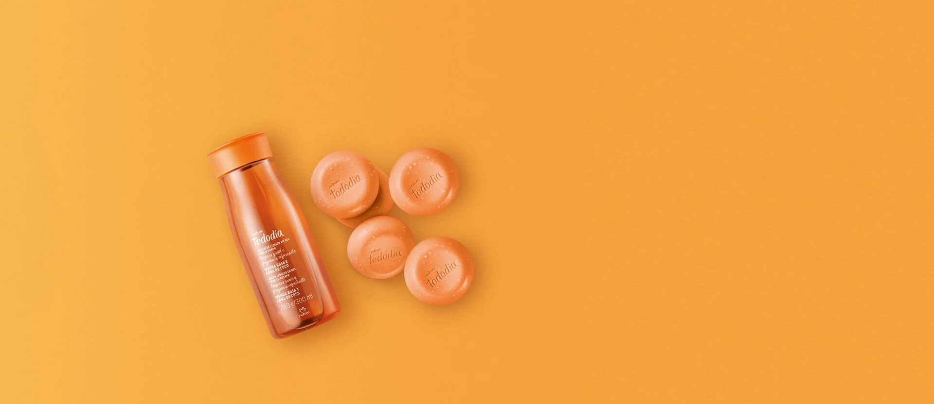Kit Tododia Manga Rosa e Água de Coco Sabonetes em Barra + Sabonete Líquido em Gel (6 produtos) 3 1790291909 709 Kit Tododia Manga Rosa e Agua de Coco Sabonetes em