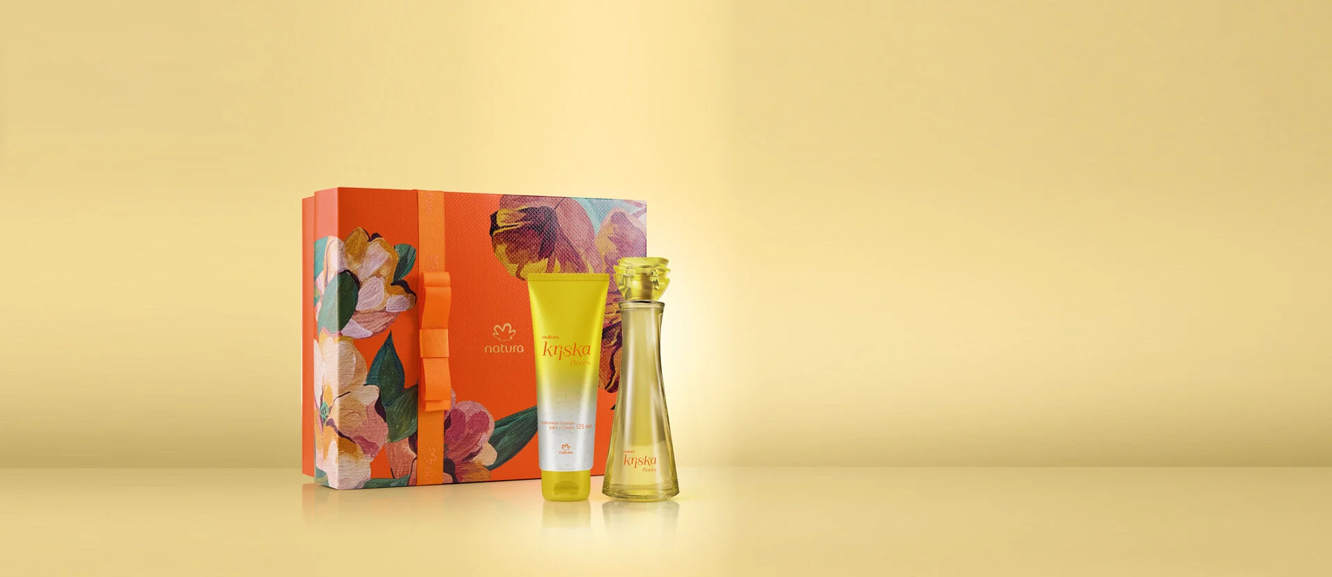 1790297327 390 Kit Kriska Flores Deo Colonia Sabonete Liquido